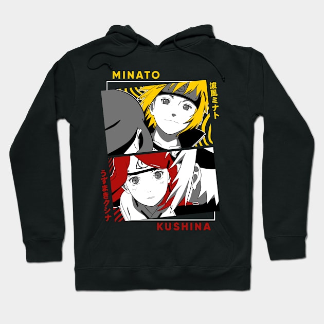 Minato Anime Fanart Hoodie by Planet of Tees